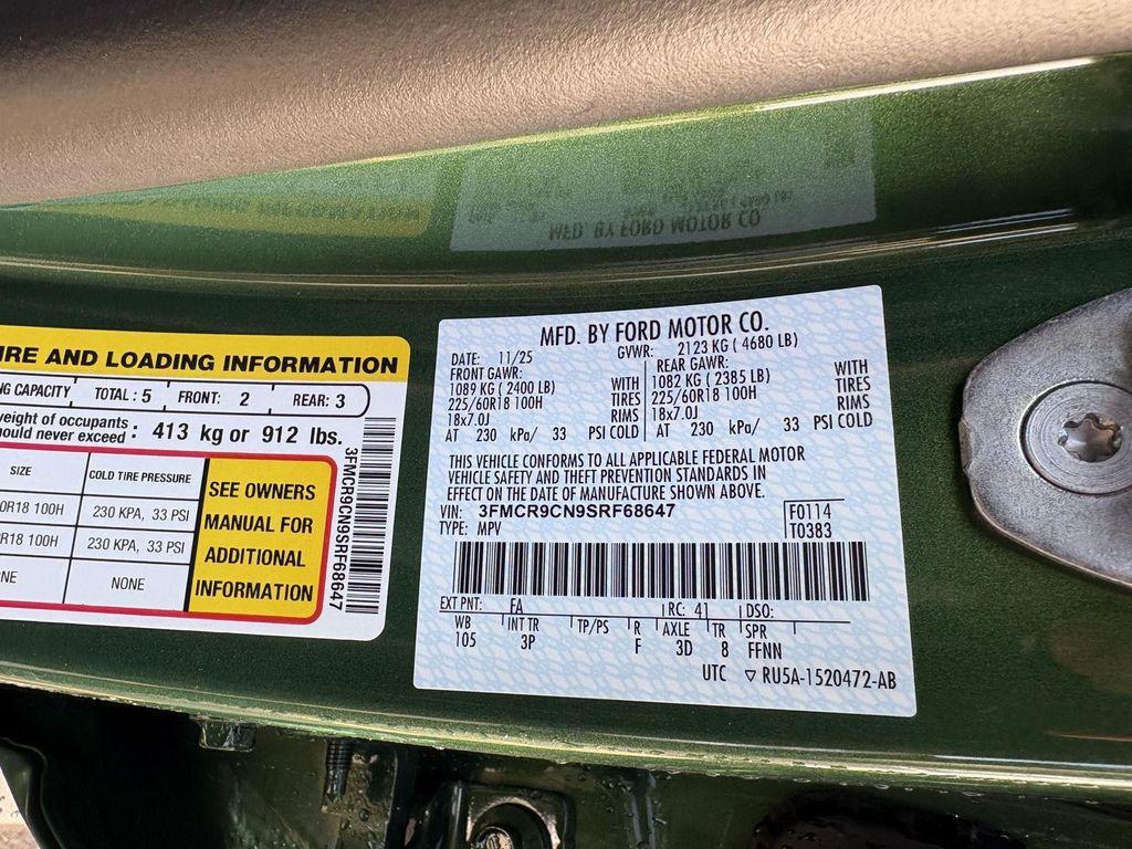 new 2025 Ford Bronco Sport car, priced at $38,731