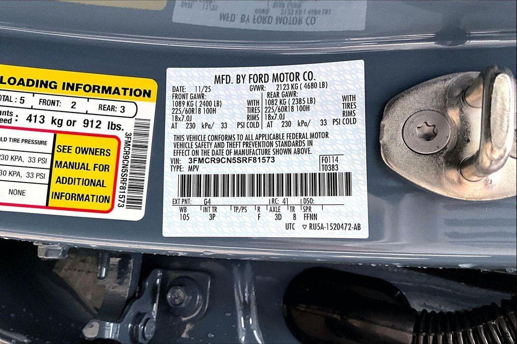 new 2025 Ford Bronco Sport car, priced at $40,495