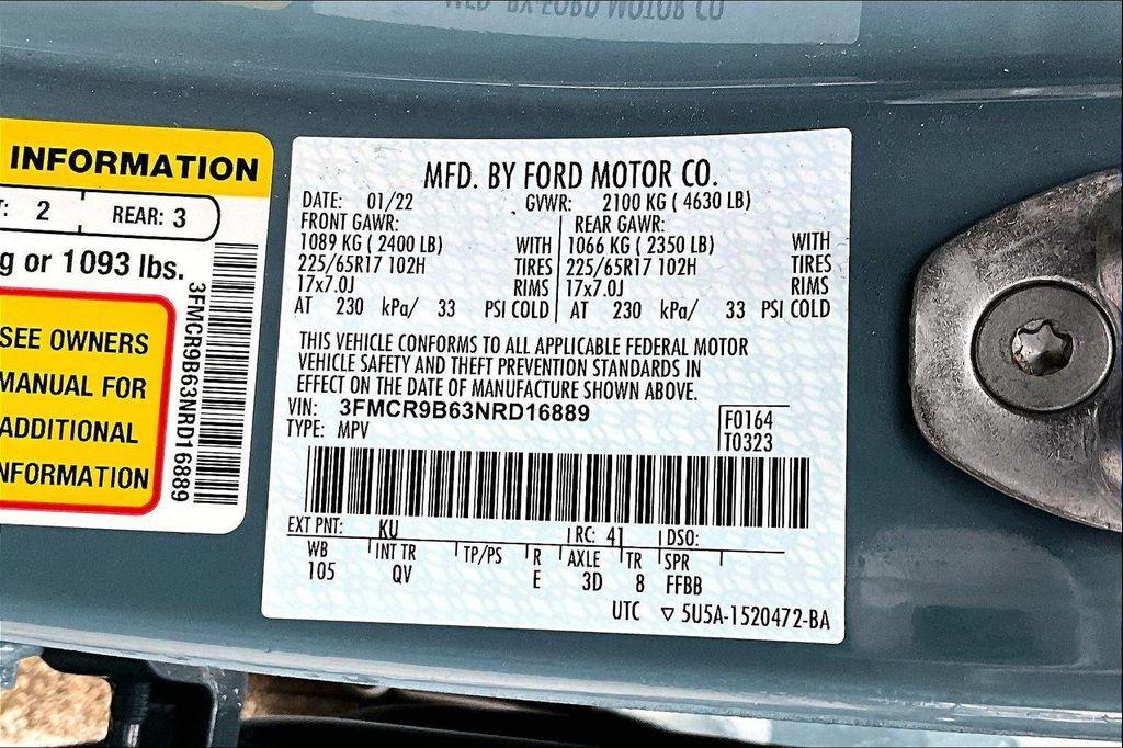 used 2022 Ford Bronco Sport car, priced at $18,991