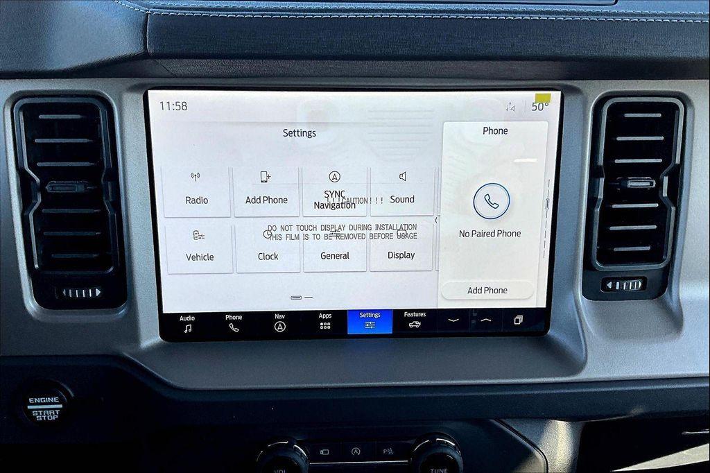 new 2025 Ford Bronco car, priced at $51,526