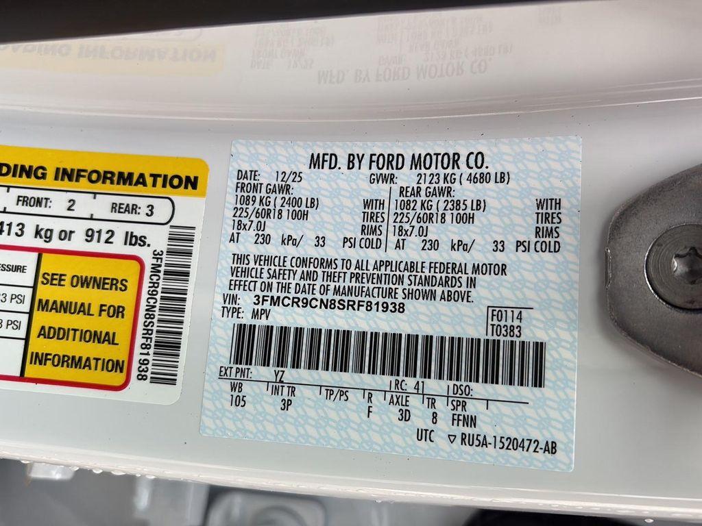 new 2025 Ford Bronco Sport car, priced at $38,560