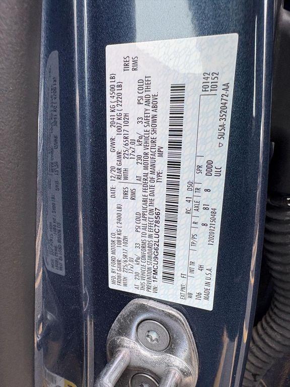 used 2020 Ford Escape car, priced at $16,991