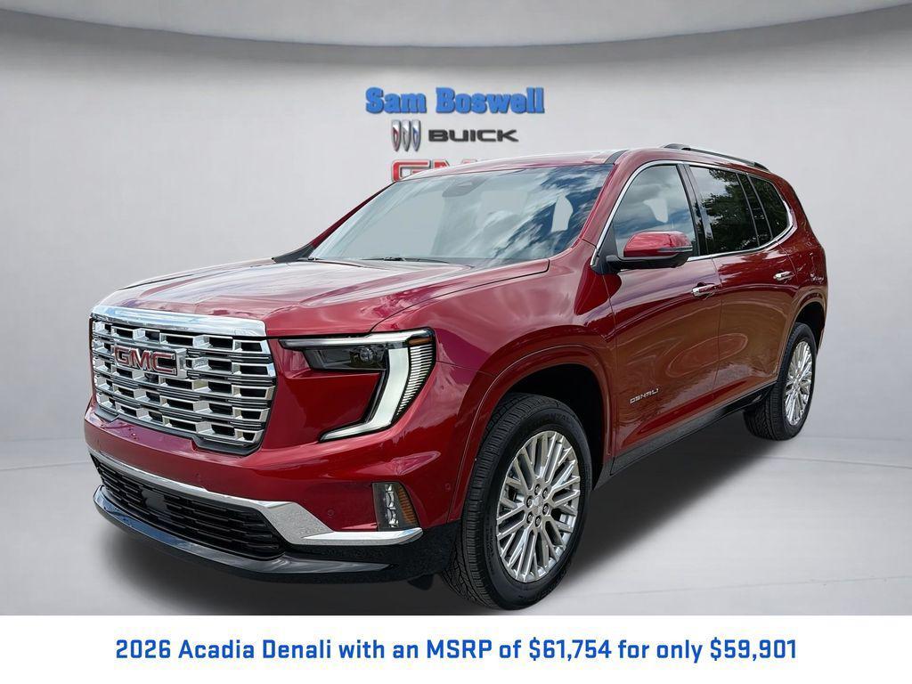 new 2026 GMC Acadia car, priced at $59,901