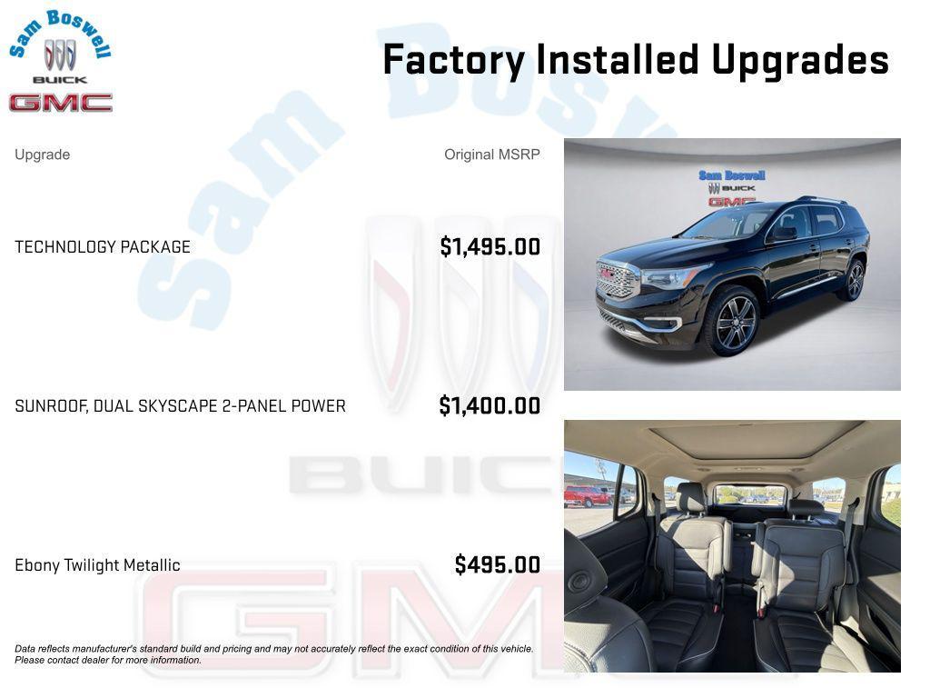 used 2019 GMC Acadia car, priced at $20,536