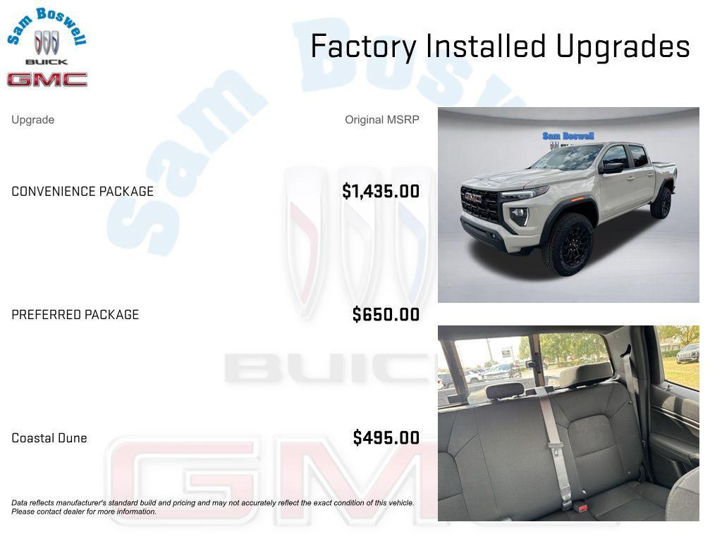 new 2026 GMC Canyon car, priced at $39,775