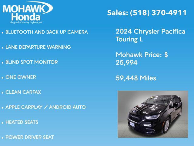 used 2024 Chrysler Pacifica car, priced at $25,994