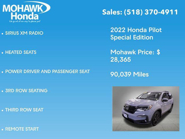 used 2022 Honda Pilot car, priced at $28,365