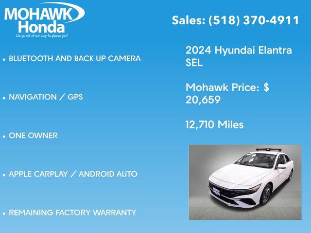 used 2024 Hyundai Elantra car, priced at $20,659
