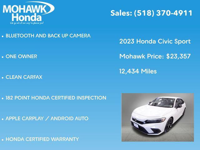 used 2023 Honda Civic car, priced at $23,357