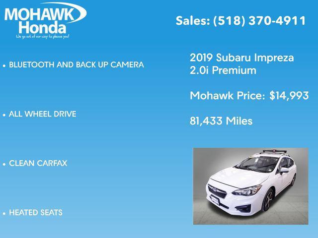 used 2019 Subaru Impreza car, priced at $14,993