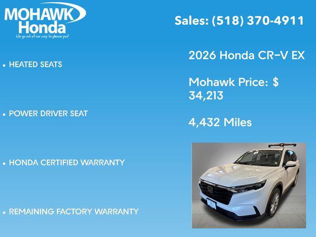 used 2026 Honda CR-V car, priced at $34,388