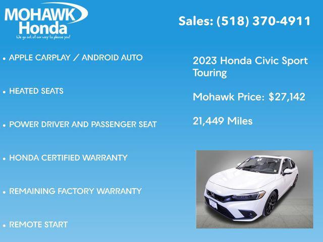 used 2023 Honda Civic car, priced at $27,142
