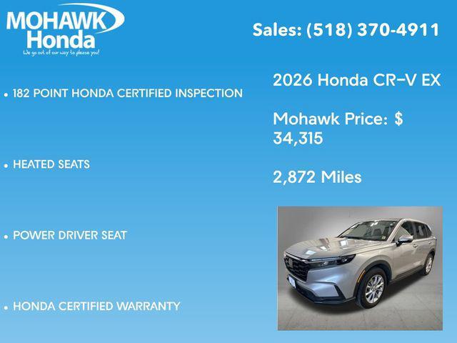 used 2026 Honda CR-V car, priced at $34,490
