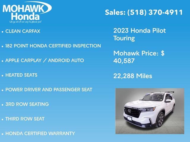 used 2023 Honda Pilot car, priced at $40,587