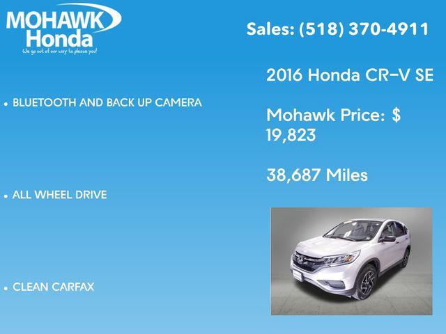 used 2016 Honda CR-V car, priced at $19,823