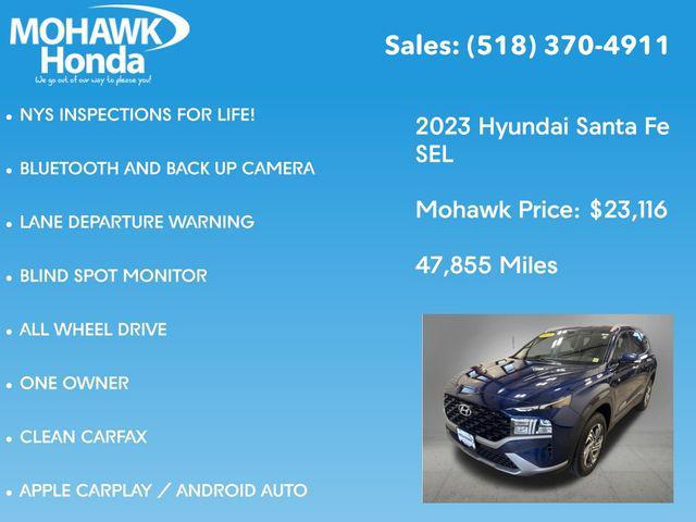 used 2023 Hyundai Santa Fe car, priced at $23,291