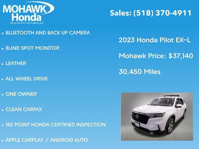 used 2023 Honda Pilot car, priced at $37,140