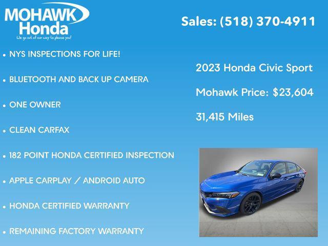 used 2023 Honda Civic car, priced at $23,604