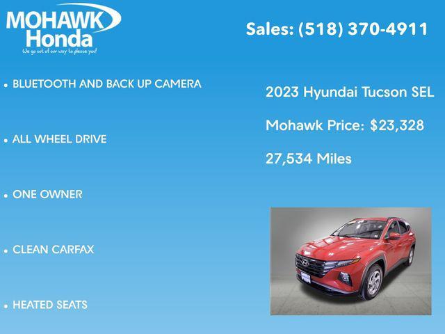 used 2023 Hyundai Tucson car, priced at $23,328