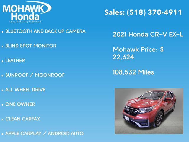 used 2021 Honda CR-V car, priced at $22,624