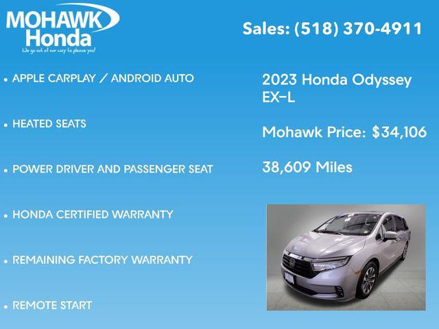 used 2023 Honda Odyssey car, priced at $34,106