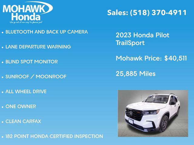used 2023 Honda Pilot car, priced at $40,511