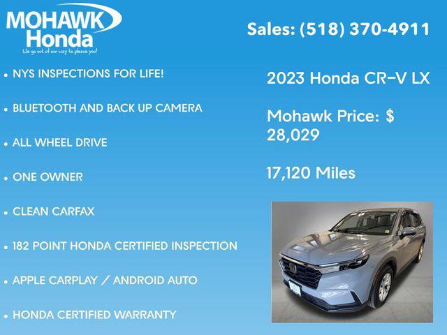 used 2023 Honda CR-V car, priced at $28,204