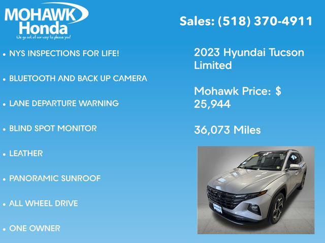 used 2023 Hyundai Tucson car, priced at $26,119