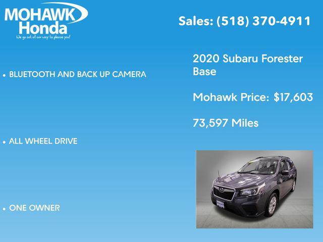 used 2020 Subaru Forester car, priced at $17,603