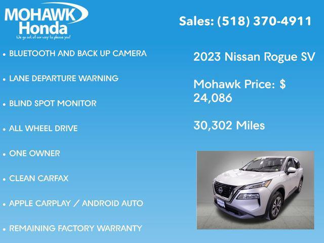 used 2023 Nissan Rogue car, priced at $24,086