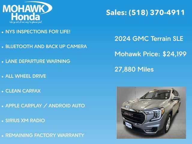 used 2024 GMC Terrain car, priced at $24,374