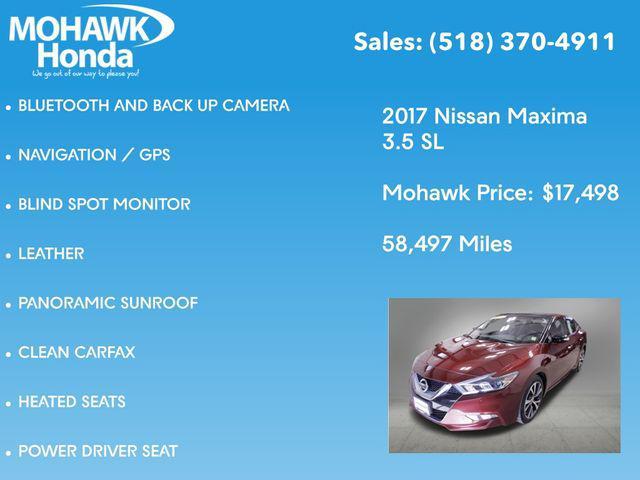 used 2017 Nissan Maxima car, priced at $17,498