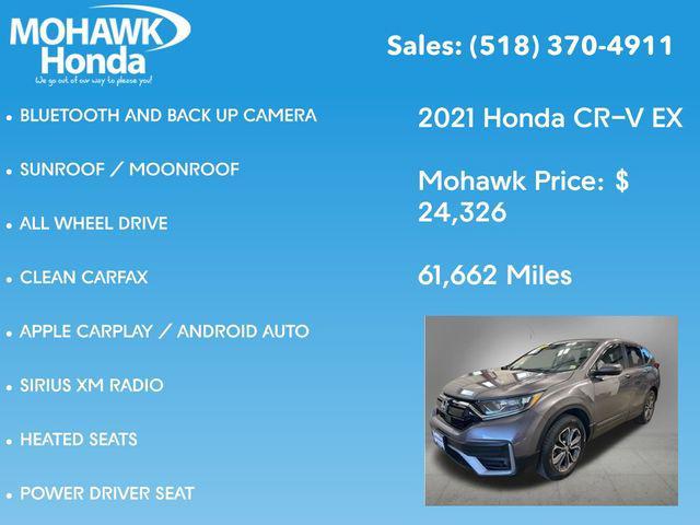 used 2021 Honda CR-V car, priced at $24,326