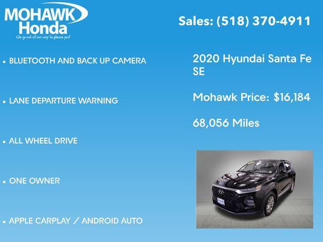used 2020 Hyundai Santa Fe car, priced at $16,184