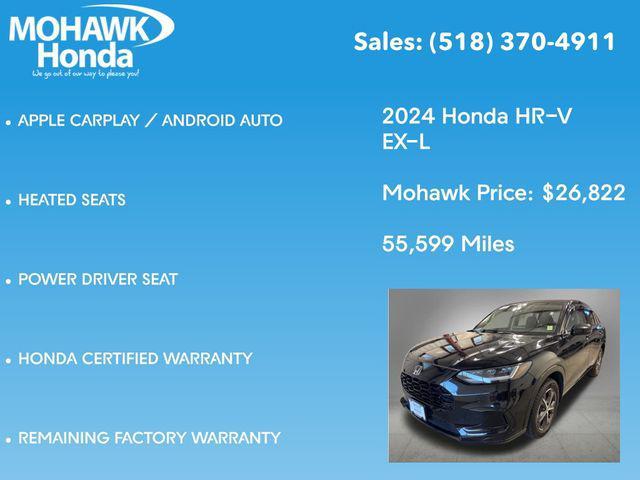used 2024 Honda HR-V car, priced at $26,997