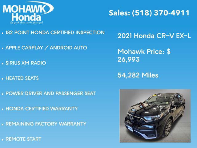 used 2021 Honda CR-V car, priced at $27,168