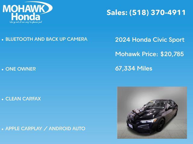 used 2024 Honda Civic car, priced at $20,785