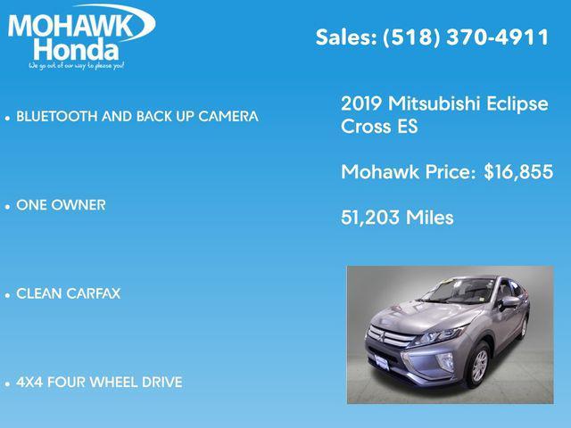 used 2019 Mitsubishi Eclipse Cross car, priced at $16,855