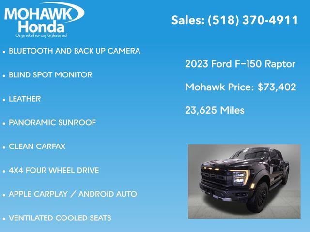 used 2023 Ford F-150 car, priced at $73,402