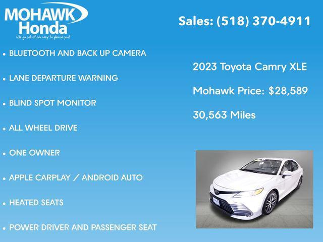 used 2023 Toyota Camry car, priced at $28,589