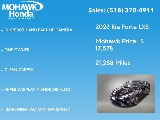 used 2023 Kia Forte car, priced at $17,578