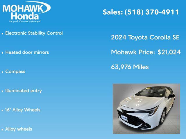 used 2024 Toyota Corolla car, priced at $21,199