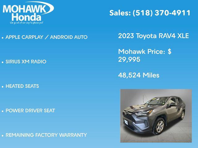 used 2023 Toyota RAV4 car, priced at $30,170
