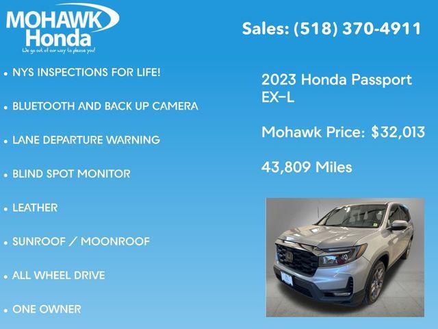 used 2023 Honda Passport car, priced at $32,188