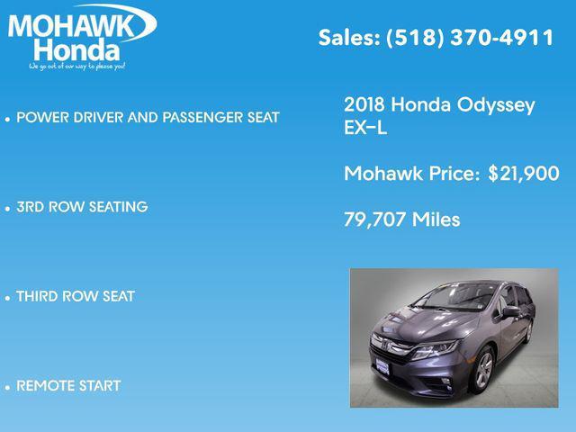 used 2018 Honda Odyssey car, priced at $21,900