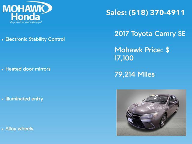 used 2017 Toyota Camry car, priced at $17,100