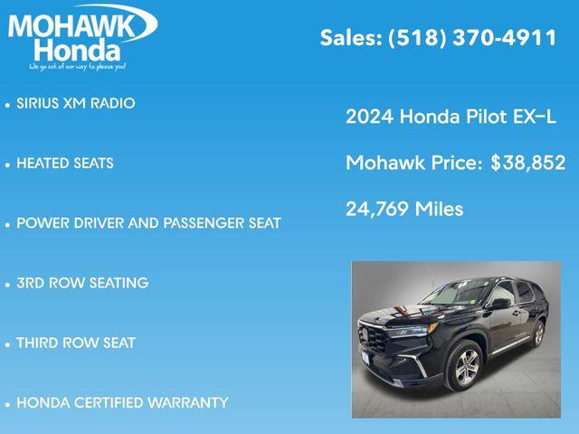 used 2024 Honda Pilot car, priced at $38,852