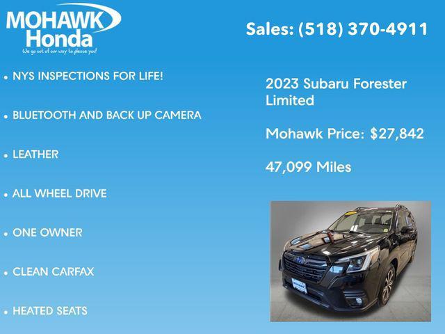 used 2023 Subaru Forester car, priced at $28,017