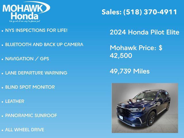 used 2024 Honda Pilot car, priced at $42,675