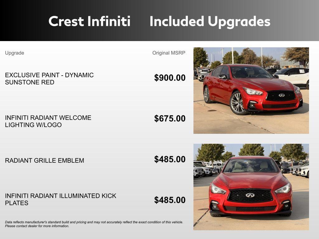 used 2023 INFINITI Q50 car, priced at $37,485